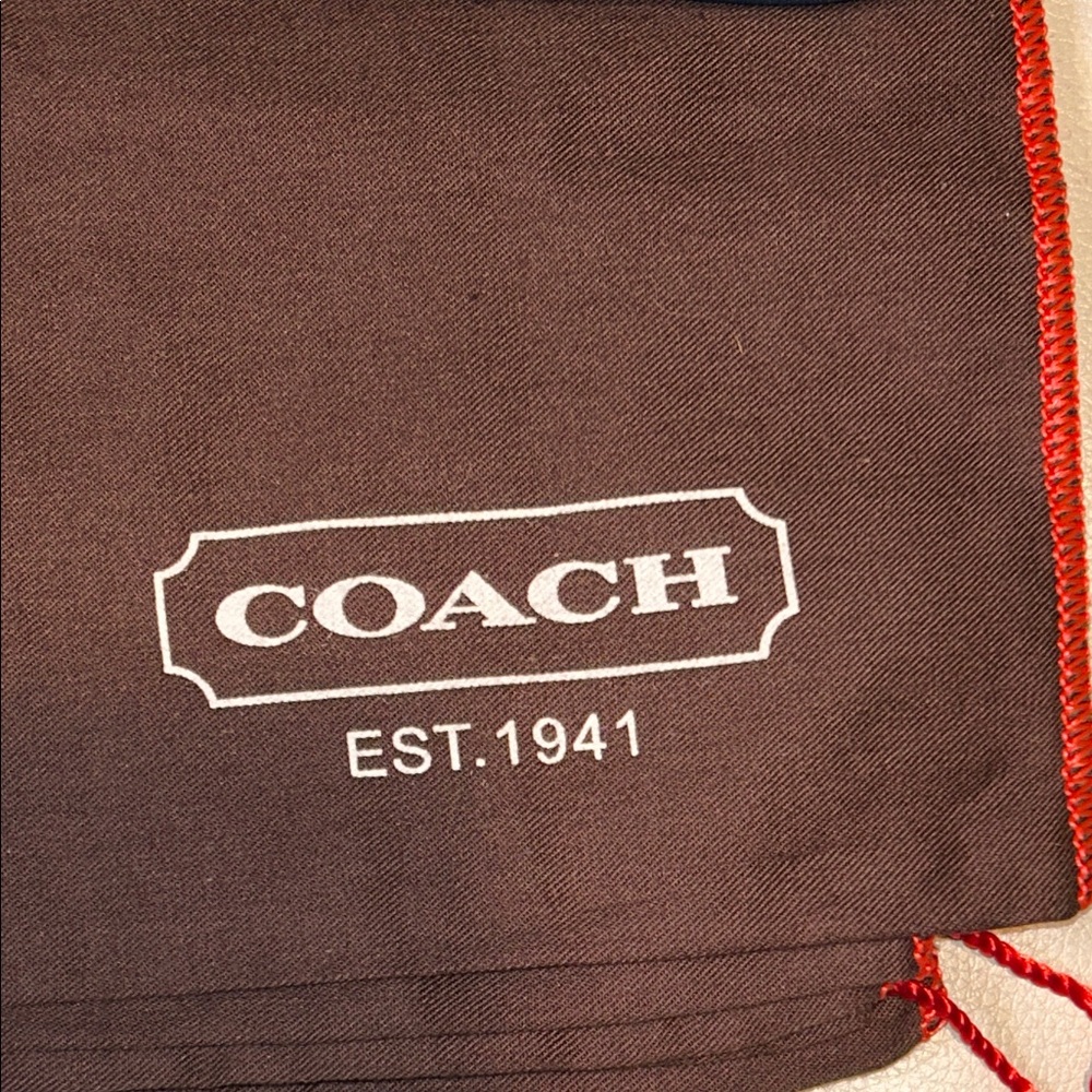 Vintage Coach Hampton Blue Leather and Suede Satchel - Picture 6 of 16